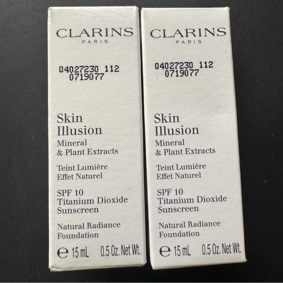 CLARINS Skin Illusion Natural Hydrating Foundation SPF 15 # 112 Amber 30ml/1oz - Picture 3 of 11
